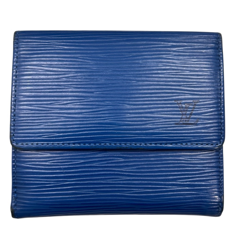 Louis Vuitton Epi Porte Feiulle Elise Blue
Bifold Compact Wallet